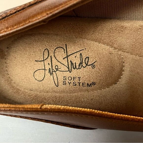 Women's Life Stride Soft System Loafers Brown Size 10M Slip On - Picture 7 of 8